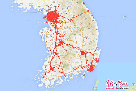 KT 5G 커버리지 지도, 실시간 5G 기지국 갯수 확인하는법