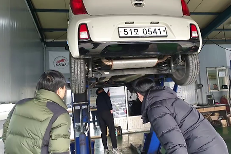 출퇴근용 차량이 필요하신 세종시 고객님께 더뉴모닝을 추천해드렸습니다 #세종시중고차 #중고차하부점검