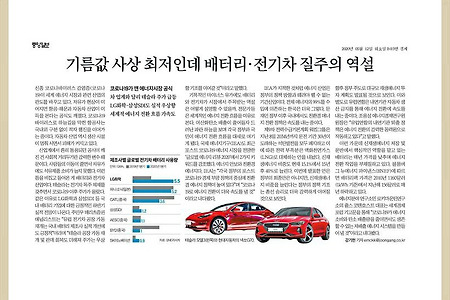 코로나19와 배터리・전기차 산업의 성장