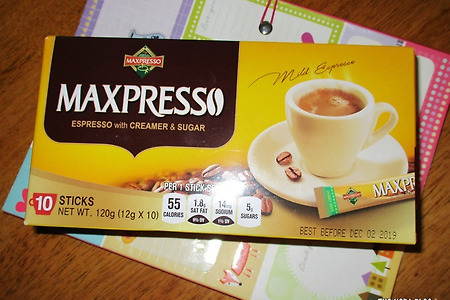맥스프레소 Maxpresso - 한국에서 물건너 온 에스프레소 커피 믹스