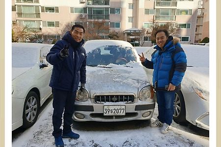 중고차 전단지 영업 #추운 겨울날 #즐거운자동차 박세종 부장