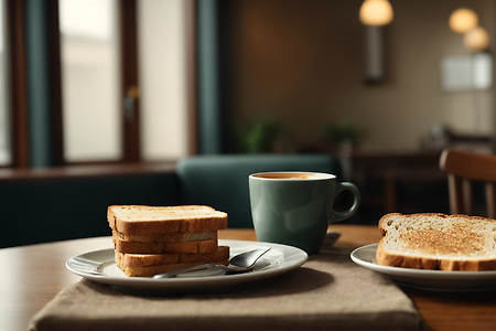 아침 식사, 커피와 식빵, 토스트와 커피 (무료 이미지)