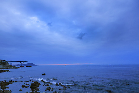 청사포다릿돌전망대의 새벽 (청사포. 2023.05.04.목)
