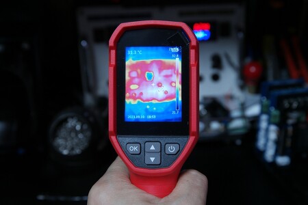 중국 가성비 열화상 카메라 테스터기 UNI-T UTi120S 지름