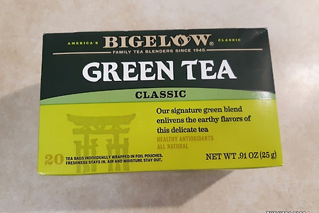 깔끔하고 진한 녹차 Bigelow Green Tea Classic