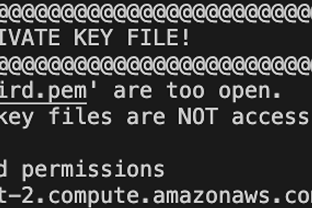 [AWS Error] Ubuntu SSH 접속할 때 pem 접근권한 설정 (Permissions 0644 for 'xxx.pem' are too open)