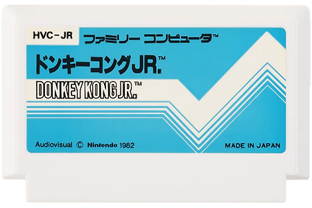 동키콩 쥬니어, Donkey Kong Jr. ドンキーコングＪｒ 패미컴 [NES, FC]