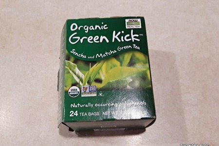 Now Organic Green Kick Sencha and Matcha Green Tea 나우 유기농 녹차