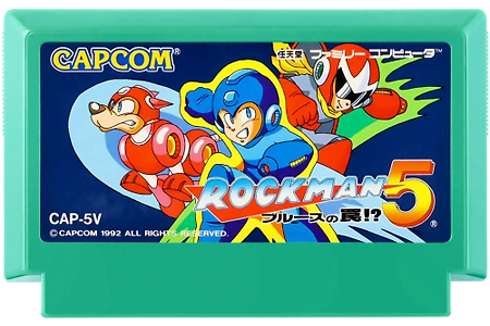록맨 5 Mega Man 5 Rockman 5 ロックマン5 ブルースの罠!? 캡콤 1992 액션