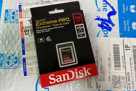 아마존 직구 성공기 : Sandisk CFExpress 128GB 카드와 리더기 구매 완료