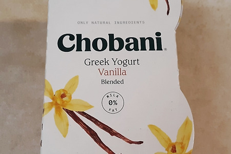 Chobani Greek Yogurt Vanilla 초바니 그릭 요거트 바닐라