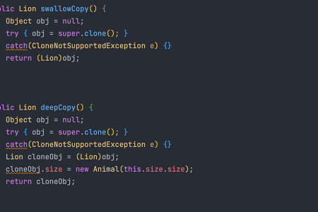 자바 Object 클래스의 기본 메서드(3) clone() 얇은 복사와 깊은 복사