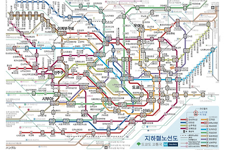 저는 도쿄 지하철을 이 방법으로 타고 다녔더니 편했어요