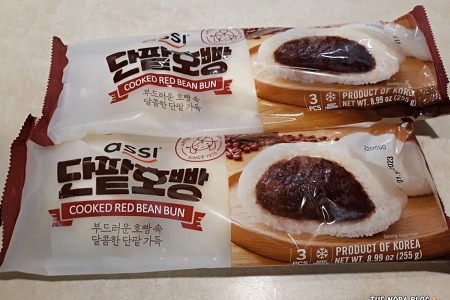 한국에서 수입된 아씨 단팥호빵 Assi Cooked Red Bean Bun