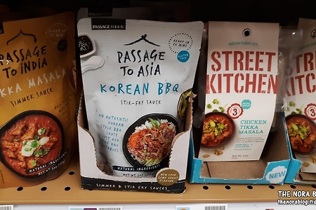 미국 마켓의 일반 소스 진열대에서도 한국식 불고기 소스 - Korean Stir Fry & Korean BBQ