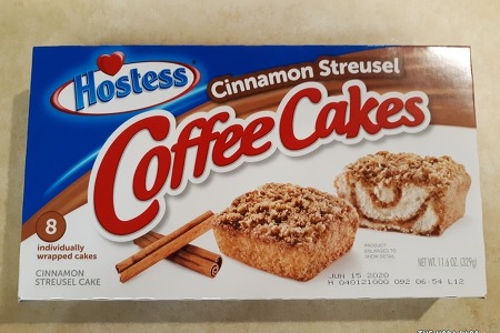 Hostess Coffee Cakes Cinnamon Streusel 호스티스 커피 케이크 시나몬 스트러설
