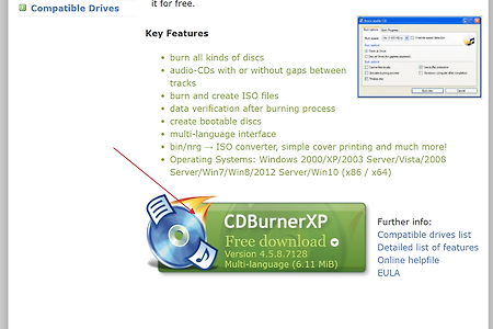 CD에 CDBurner XP를 이용해 MP3 굽기