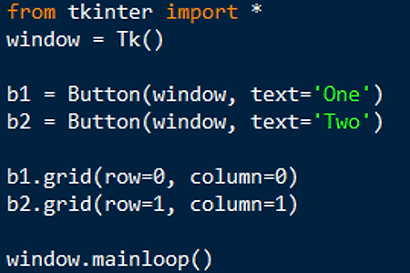 (python) tkinter을 통한 GUI 프로그래밍6 - 배치 관리자, 격자 배치, 압축 배치, 절대 배치,