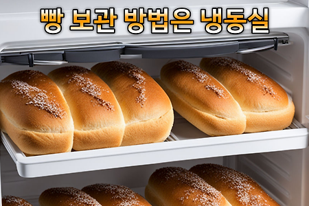 빵 보관 방법은 냉동실이 더 좋다 + 빵을 냉장고에 보관하는 이유