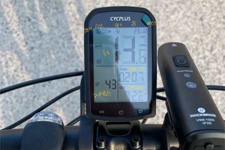 체계적인 라이딩을 위한 가성비 자전거 속도계 CYCPLUS M1