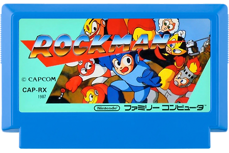 록맨 Rockman, Mega Man, ロックマン 1(I), 패미컴 [NES, FC]