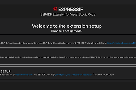 ESP32 IDF 설치 Espressif-IDF for VSCode (2021)