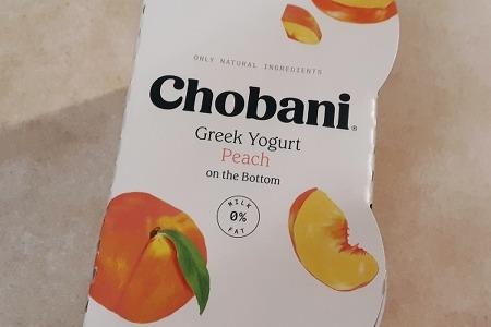 Chobani Greek Yogurt Peach 초바니 그릭 요거트 복숭아