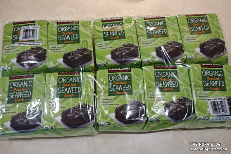[미국] 커크랜드 유기농 조미김 Kirkland Organic Roasted Seaweed Snack