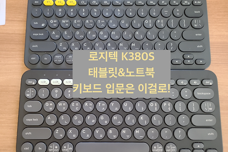 [내돈내산 후기] 로지텍 K380S - 태블릿&노트북 멀티 키보드 입문은 이걸로!
