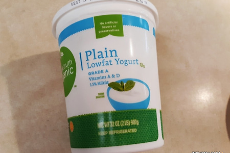 Simple Truth Organic Plain Lowfat Yogurt 심플 트루쓰 유기농 플레인 저지방 요거트