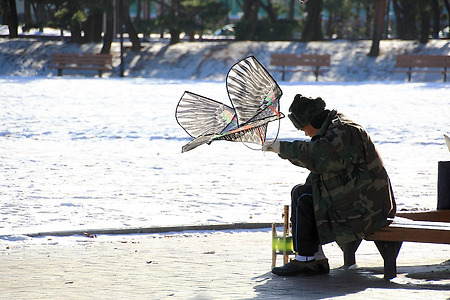 연 날리기 (부천중앙공원. 2012.12.25.화)