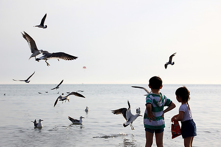 바다와 아이들... (을왕리. 2012.05.19.토)