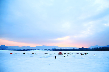 겨울을 낚는 사람들 (북한강. 2015.01.18.일)