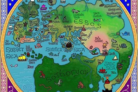 왕좌의게임(Game of Thrones) 지도 & 가문문양들