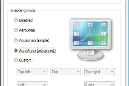 AquaSnap (Windows7 AeroSnap)