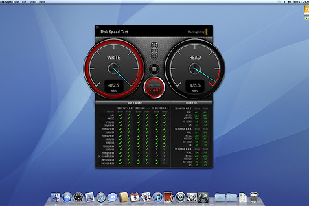 맥(Mac) SSD/하드디스크 스피드 테스트-Blackmagic Disk Speed Test