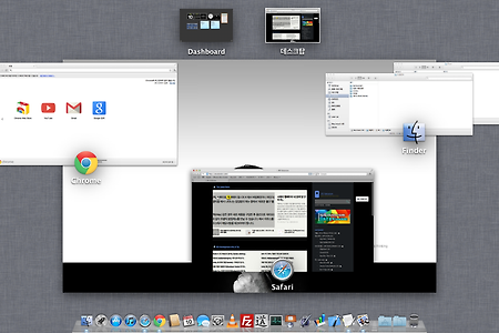 맥 라이언(OS X Lion) 미션컨트롤, 익스포제(Expose) 사용설명 및 팁