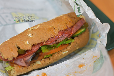 서여의도 서브웨이 샌드위치 : 간단하게 즑기는 거대한 샌드위치
