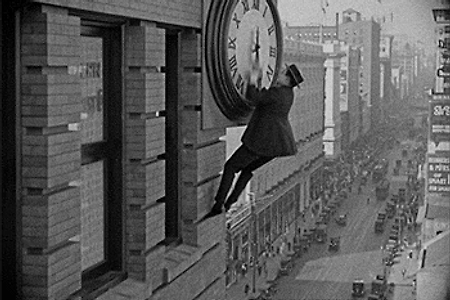 찰리 채플린 영화 '모던 타임즈(Modern Times)' 의 촬영 기법. GIF
