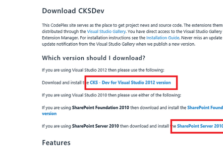 CKSDEV 사용 방법(SharePoint 개발)