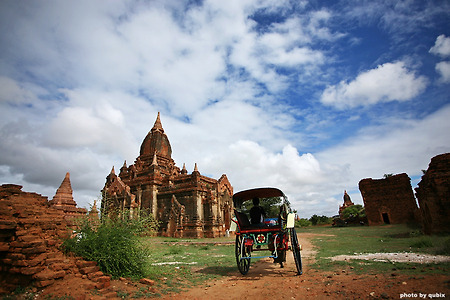 [미얀마 바간 여행] 마차