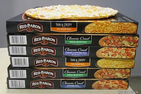 간단한 한끼 식사 Red Baron Pizza 레드 베런 피자 4가지 종류