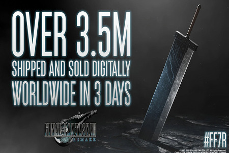 파이널 판타지 7 리메이크 출시 3일만에 전세계 판매량 350만장 돌파