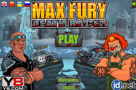 과격한 레이싱 게임하기  , max fury death racer game ,