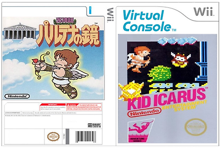 키드 이카루스 Kid Icarus, 光神話 パルテナの鏡 - Wii 하드로더, NES, 패미콤
