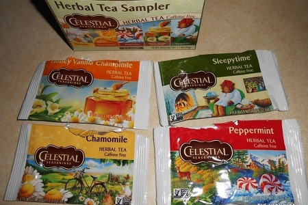 Celestial Herbal Tea Sampler Herbal Tea - 5가지 종류의 허브차 샘플러