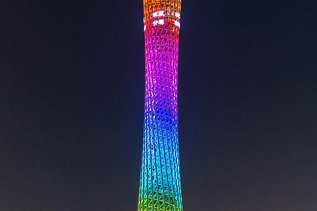 중국 광저우(광주)┃광저우 타워(广州塔) 야경
