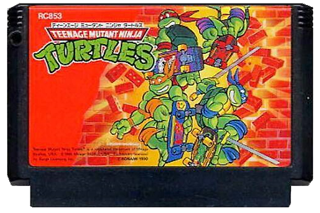 닌자거북이 Teenage Mutant Ninja Turtles 2, ファミコン TMNT - nes,fc