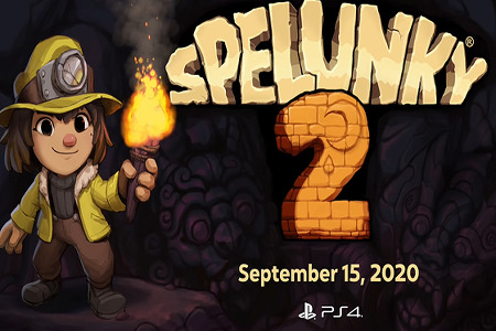 '스펠렁키(Spelunky) 2' 9월 15일 PS4 출시, PC도 '곧'