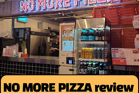 NO MORE PIZZA review (hongik university store)